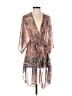 Knox Rose Pink Tan Kimono Size XS - photo 1