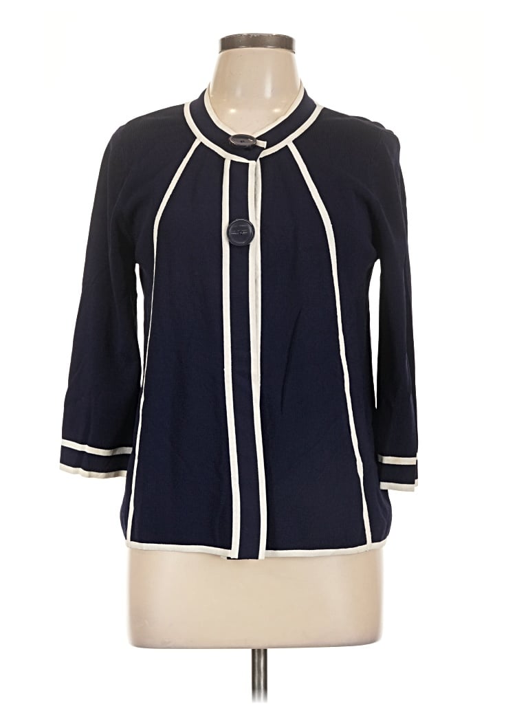 Pre-owned Coldwater Creek Cardigan Sweater In Blue