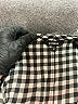 Express Houndstooth Black 3/4 Sleeve Blouse Size XS - photo 7