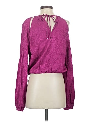 Veronica Beard Long Sleeve Silk Top (view 2)