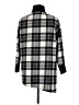 Per Se By Carlisle Plaid Black Ivory Turtleneck Sweater Size 8 - photo 2