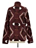 Sonoma Goods for Life 100% Polyester Argyle Burgundy Jacket Size S - photo 2