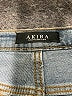 Akira Chevron-herringbone Blue Jeans Size 11 - photo 7
