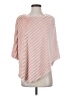 Black Rivet 100% Polyester Pink Poncho Size S - photo 1