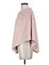 Black Rivet 100% Polyester Pink Poncho Size S - photo 5