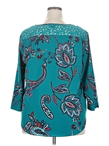 Van Heusen 3/4 Sleeve Blouse (view 2)