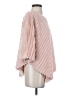 Black Rivet 100% Polyester Pink Poncho Size S - photo 4