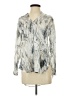 Assorted Brands Silver Long Sleeve Blouse Size S - photo 1