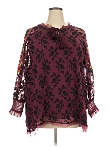 Sundance 3/4 Sleeve Blouse (view 1)