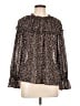 Who What Wear 100% Polyester Black Long Sleeve Blouse Size L - photo 1