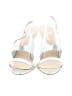 Delman Shoes Snake Print Silver White Sandals Size 7 1/2 - photo 2