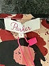 Parker 100% Polyester Floral Brown Cocktail Dress Size S - photo 7