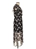 1.State 100% Polyester Print Black Casual Dress Size XXS - photo 4