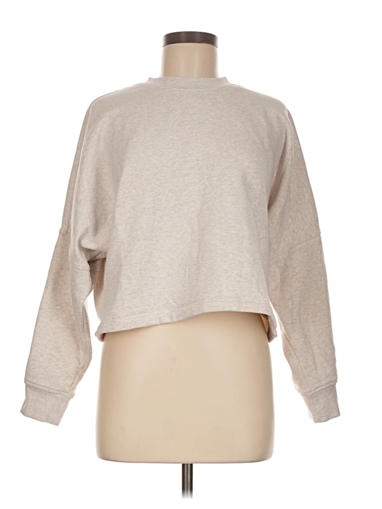 Pre-owned Athleta Sweatshirt In Tan