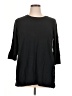 Lands' End Black 3/4 Sleeve Top Size XL - photo 1