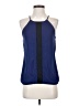 Express 100% Polyester Blue Sleeveless Blouse Size S - photo 1