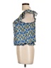 Max Studio 100% Polyester Blue Sleeveless Blouse Size L - photo 5