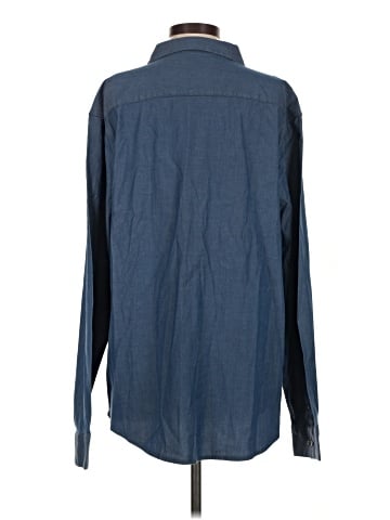 Calvin Klein Long Sleeve Button-Down Shirt (view 2)