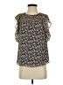 Ann Taylor LOFT 100% Polyester Blue Short Sleeve Blouse Size XS - photo 1
