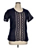 Unbranded Blue Short Sleeve Blouse Size XL - photo 1