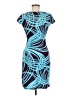 Casting 100% Polyamide Graphic Blue Cocktail Dress One size - photo 2