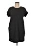 Adrienne Vittadini Solid Gray Casual Dress Size M - photo 1