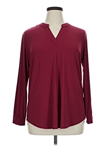 Anne Klein Long Sleeve Blouse (view 1)