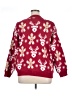 Unbranded 100% Polyester Red Cardigan Size XL - photo 2