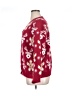 Unbranded 100% Polyester Red Cardigan Size XL - photo 5