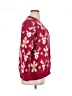 Unbranded 100% Polyester Red Cardigan Size XL - photo 4