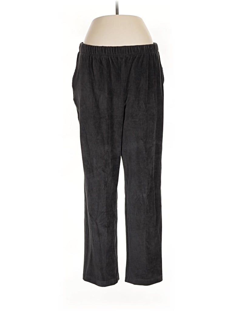 Pre-owned Lands' End Casual Pants In Black