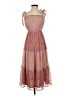 Sincerely Jules 100% Polyester Paisley Red Casual Dress Size XS - photo 1