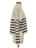Abercrombie & Fitch Stripes Ivory Tan Pullover Sweater Size S - photo 1