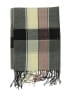Top It Off 100% Acrylic Plaid Green Black Scarf One size - photo 2