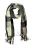 Top It Off 100% Acrylic Plaid Green Black Scarf One size - photo 1