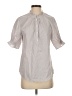 Judith March 100% Cotton Gray Short Sleeve Blouse Size S - photo 1