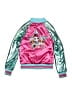 LOL Surprise 100% Polyester Metallic Pink Track Jacket Size 4 - 5 - photo 2