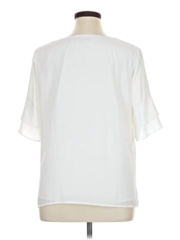 Skies Are Blue Short Sleeve Blouse (view 2)