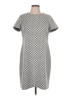 Calvin Klein Houndstooth Gray Casual Dress Size 12 - photo 1