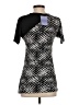 Hot In Hollywood Silver Short Sleeve Top Size XS - photo 2