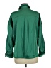 Zara 100% Polyester Green Long Sleeve Blouse Size M - photo 2