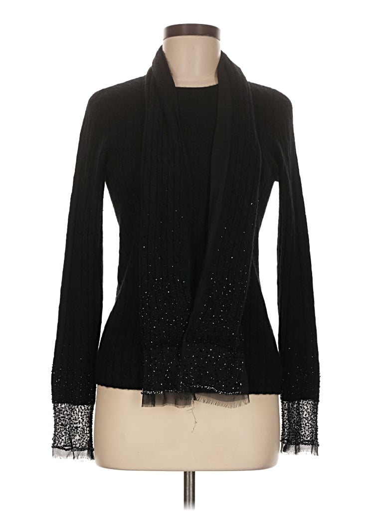 Pre-owned Magaschoni Pullover Sweater In Black