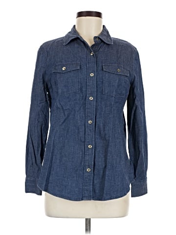 Jones New York Long Sleeve Button-Down Shirt (view 1)