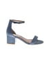 Steve Madden 100% Leather Color Block Blue Sandals Size 6 (wide) - photo 1