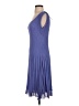 VEECA 100% Polyester Solid Blue Casual Dress Size S - photo 5