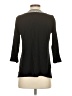 Talbots 100% Cotton Black 3/4 Sleeve Top Size S - photo 2