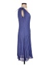 VEECA 100% Polyester Solid Blue Casual Dress Size S - photo 4