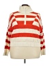 A New Day Stripes Red Orange Pullover Sweater Size 2X - photo 1