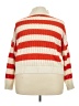 A New Day Stripes Red Orange Pullover Sweater Size 2X - photo 2