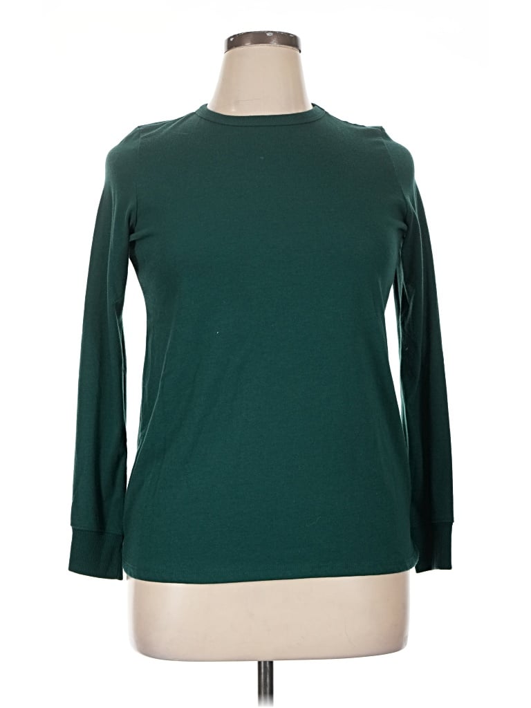 Pre-owned Torrid 3/4 Sleeve T-shirt In Green